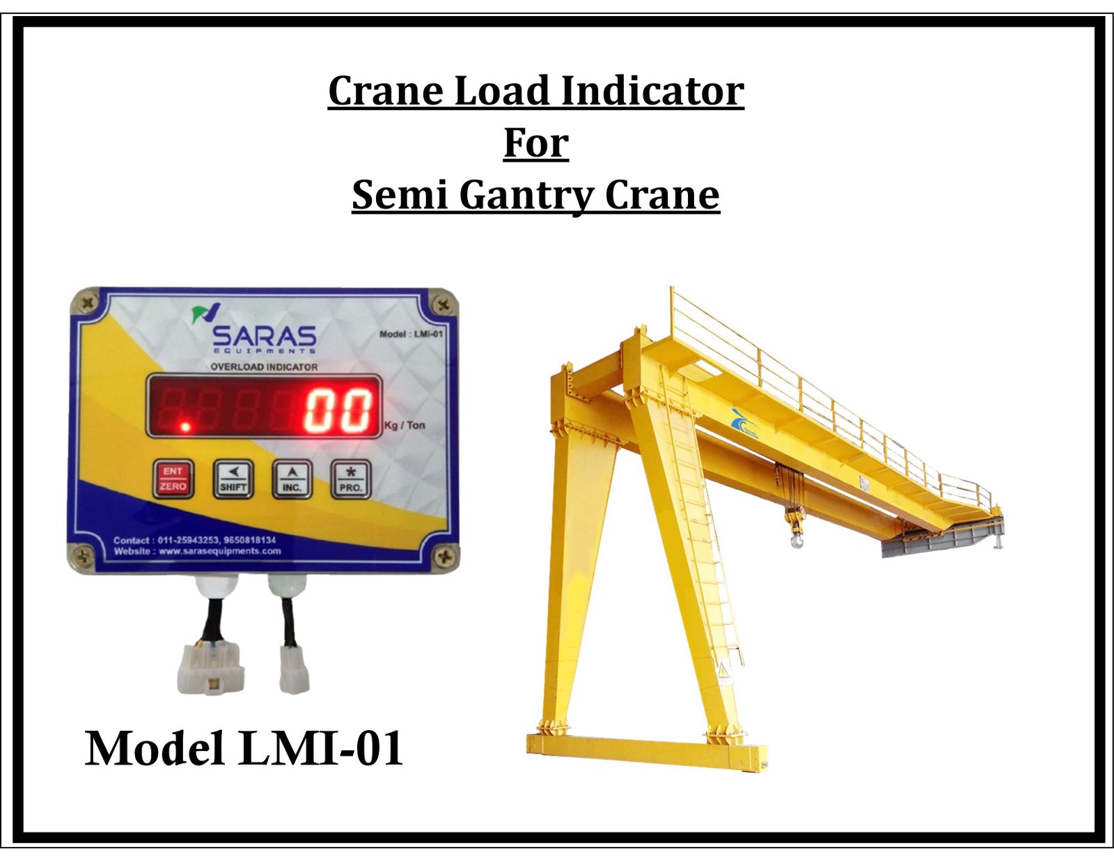 Automatic Safe Load Indicator For Hydra Crane Automatic Safe Load