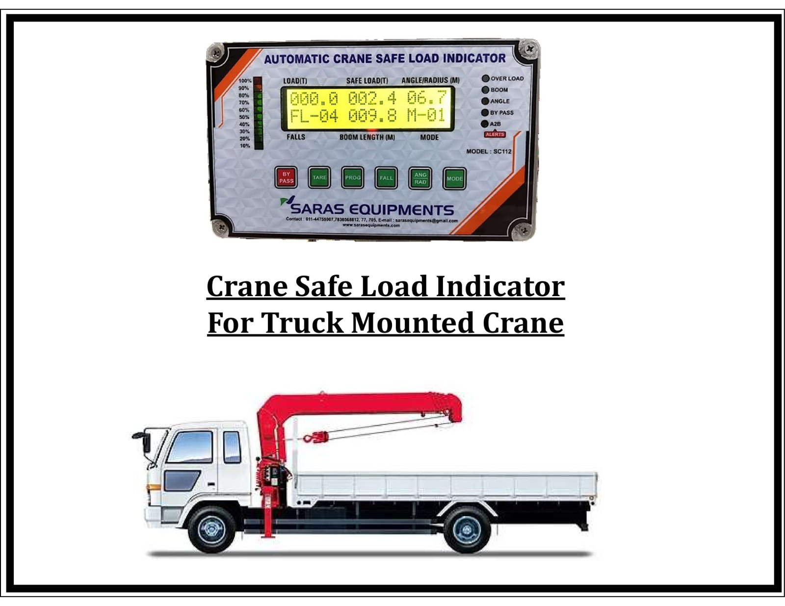 Automatic Safe Load Indicator for hydra crane, Automatic Safe Load ...