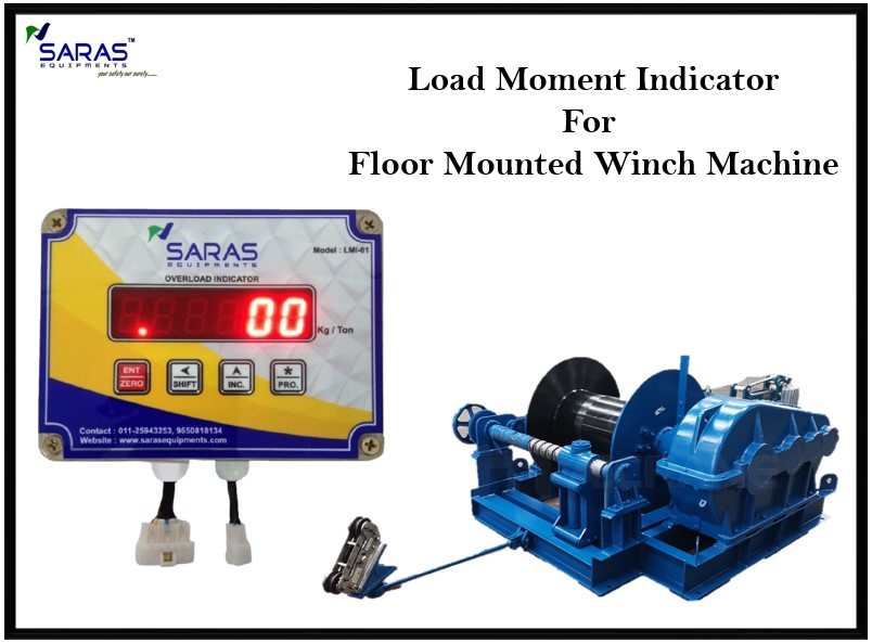 Load Moment Indicator for Floor Mounted Winch Machine