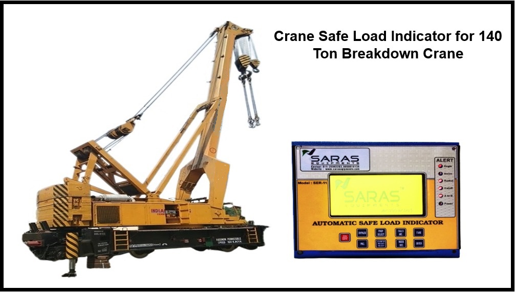 Safe Load Indicator For 140 Ton Breakdown Crane