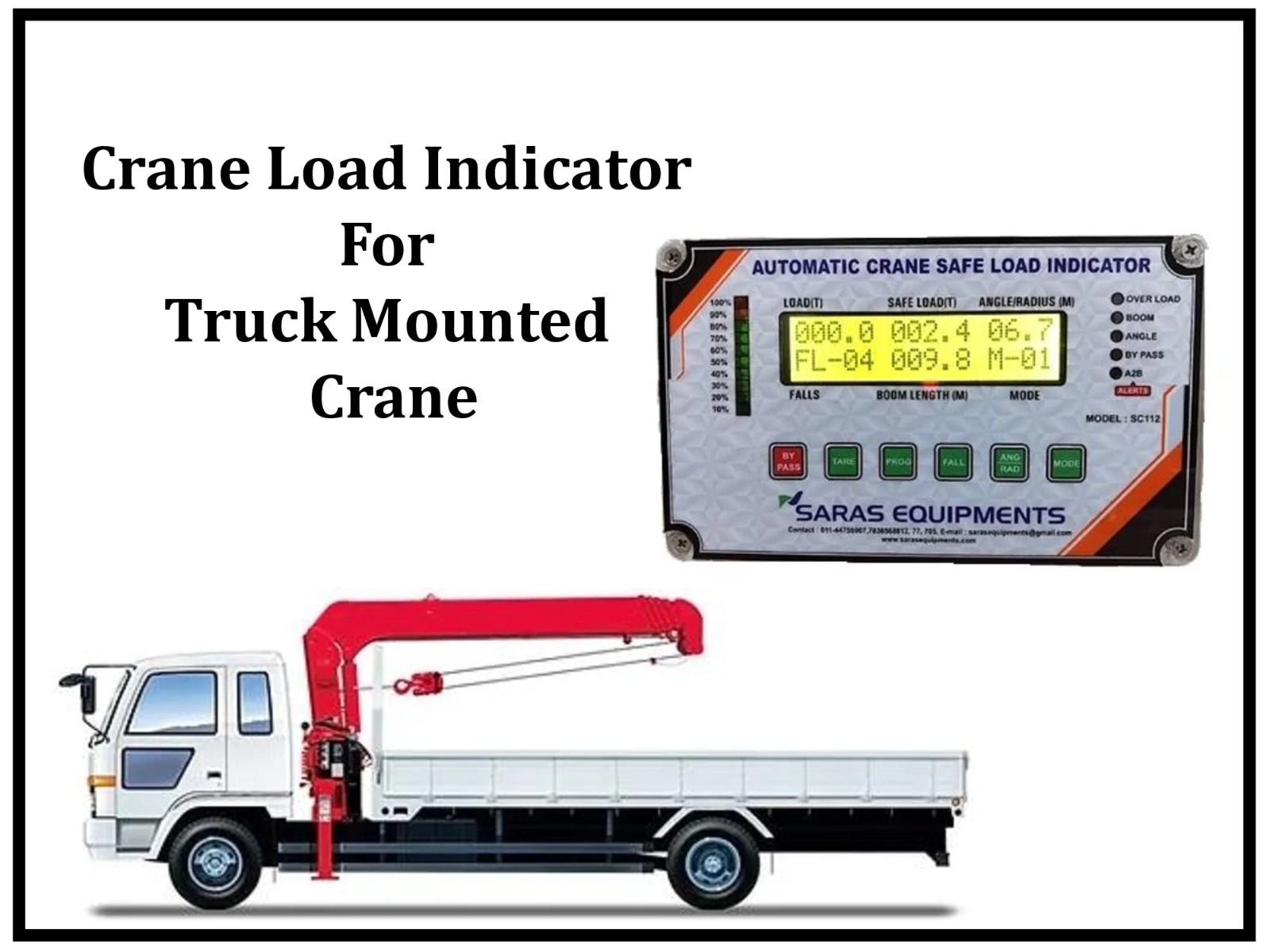 Crane Safe Load Indicator for Truck Mounted Crane
