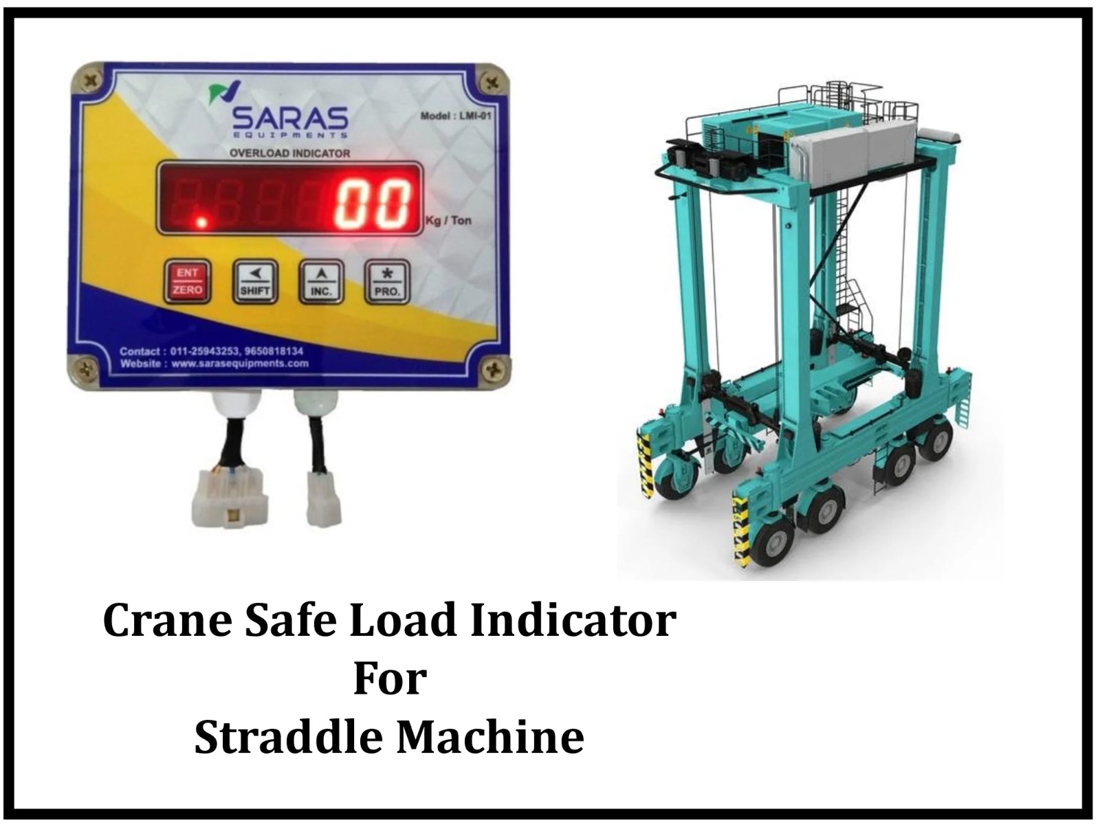 Crane Safe Load Indicator for Straddle Crane