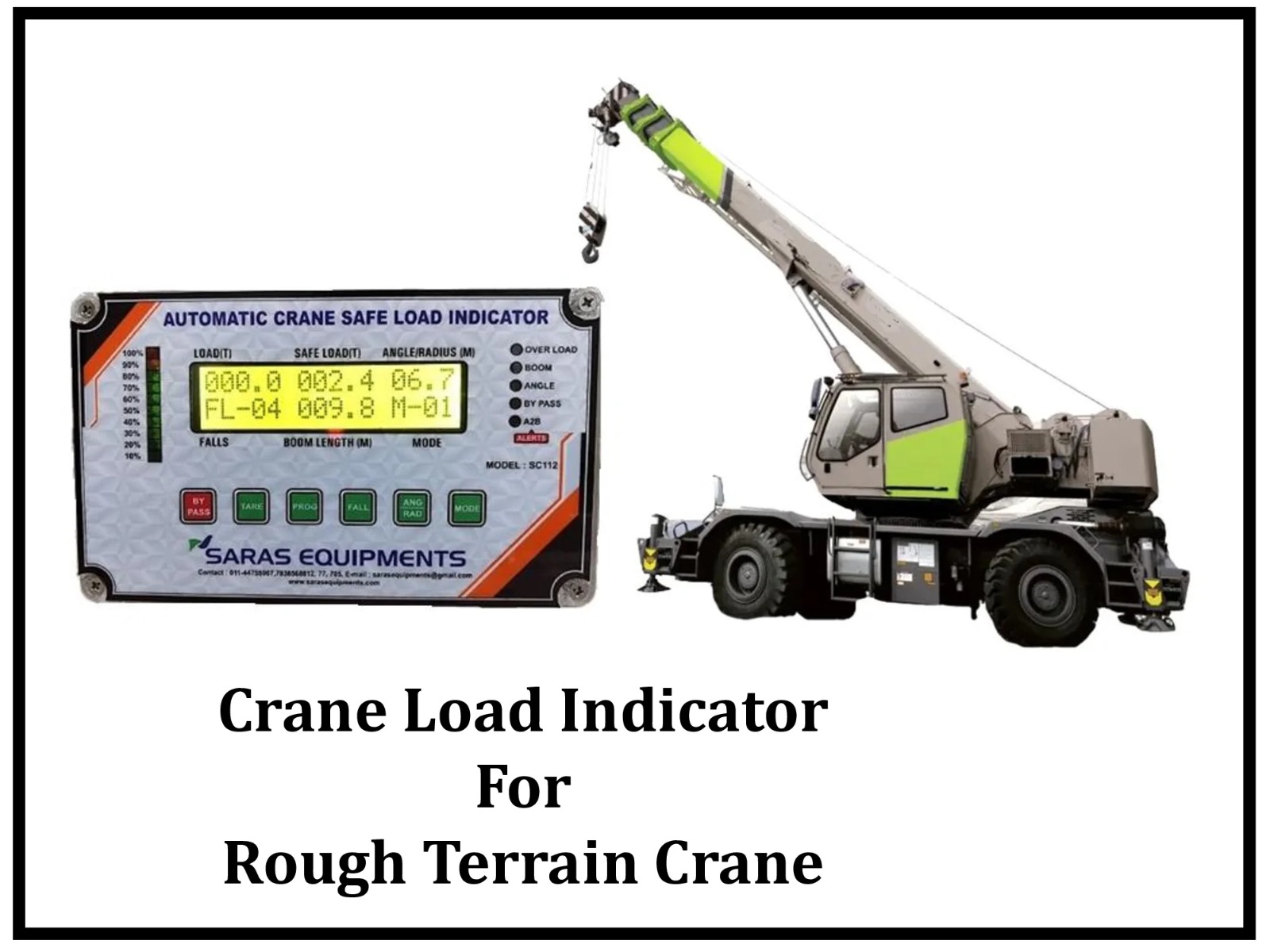 Crane Safe Load Indicator for Rough Terrain Crane