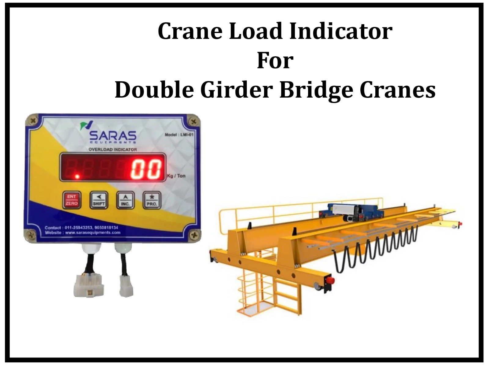 Crane Safe Load Indicator for Double Girder Crane
