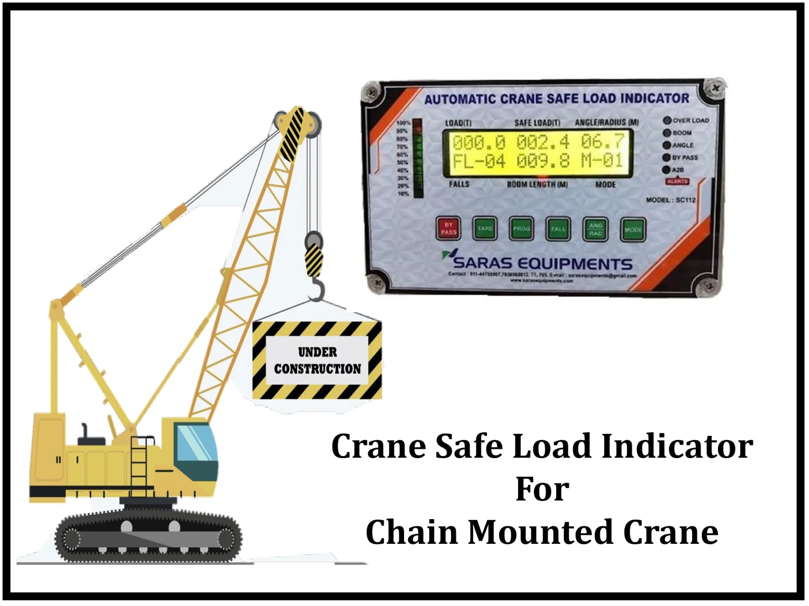 Crane Safe Load Indicator for Chain Mounted Crane