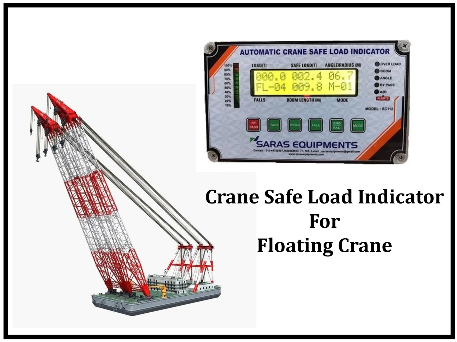 Crane Safe Load Indicator for Floating Crane