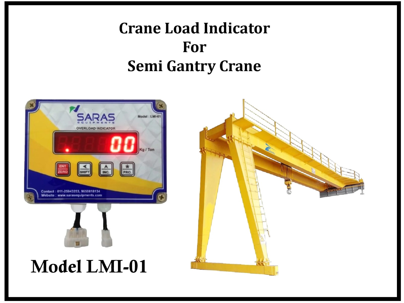 Crane Safe Load Indicator for Semi Gantry Crane