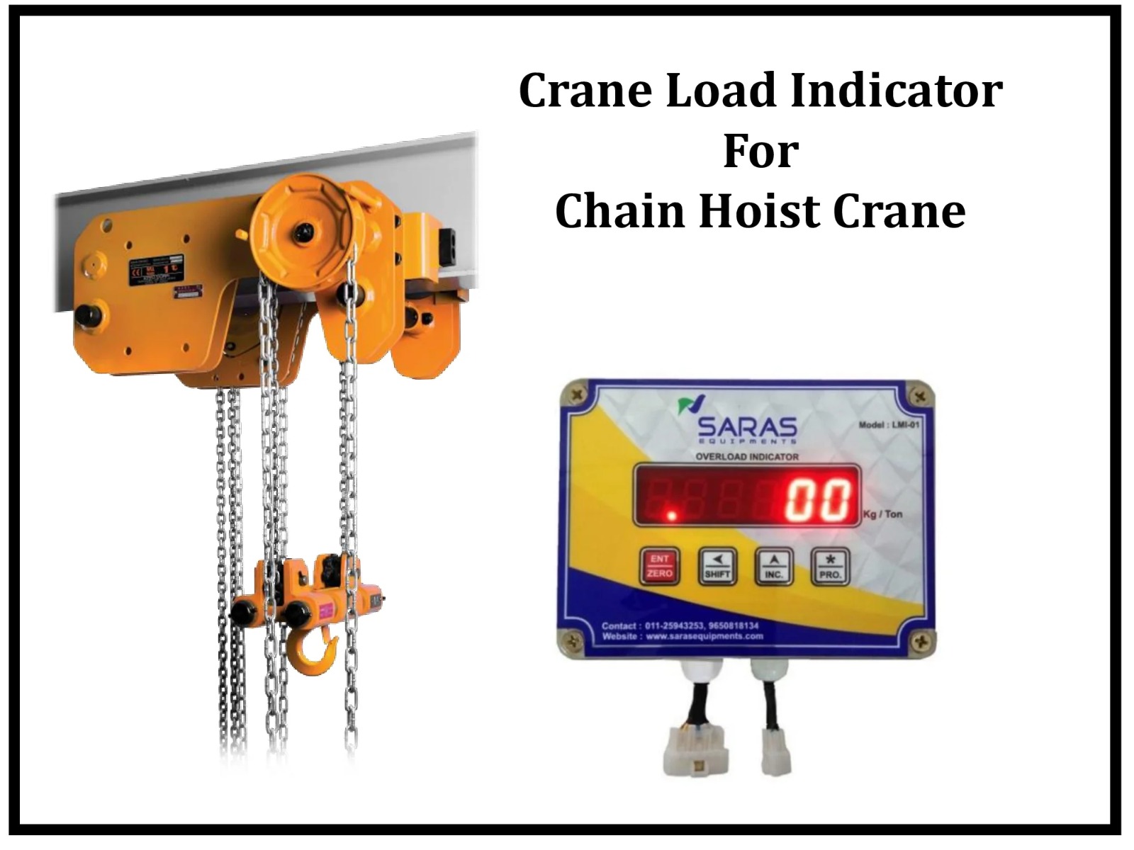 Load Moment Indicator for Chain Hoist Crane