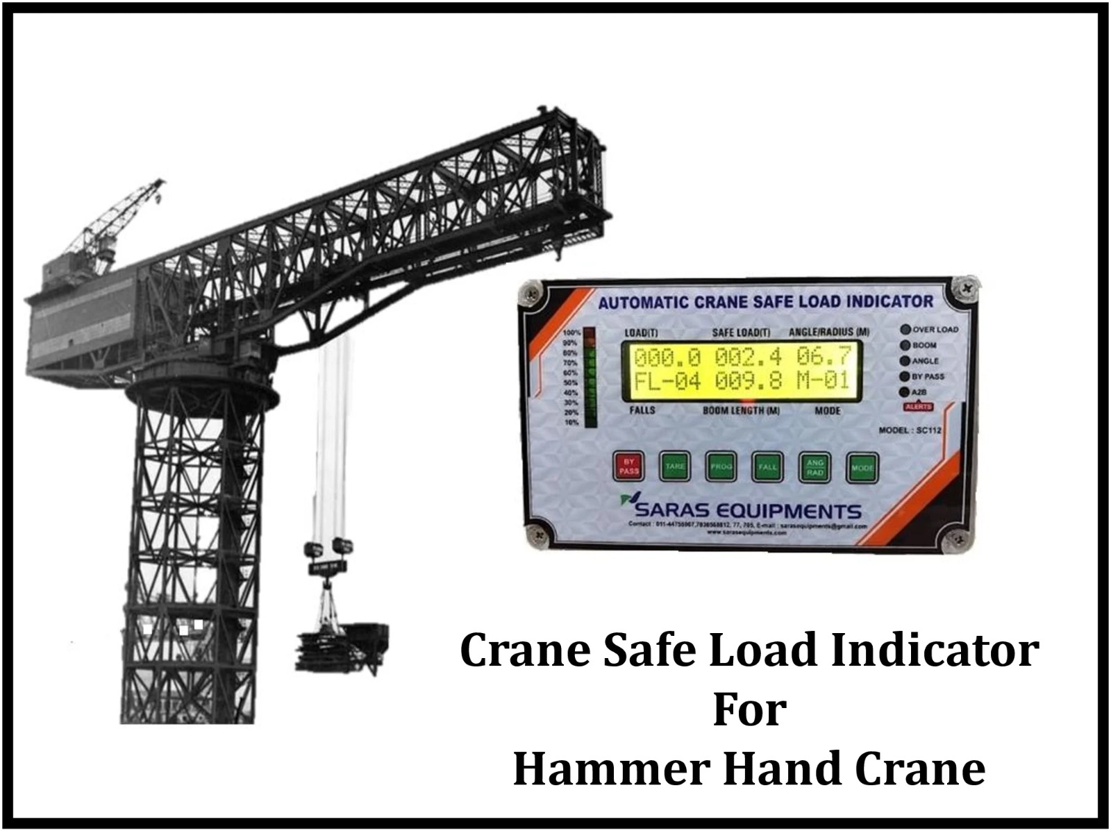 Crane Safe Load Indicator for Hammer Hand Crane