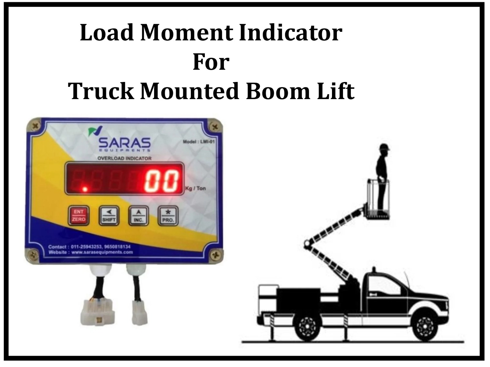 Load Moment Indicator for Truck Mounted Boom Lift