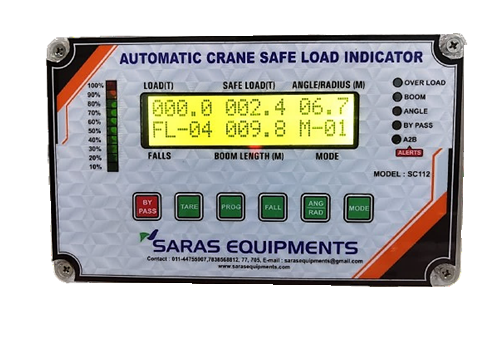 Safe Load Indicator Crawler Crane