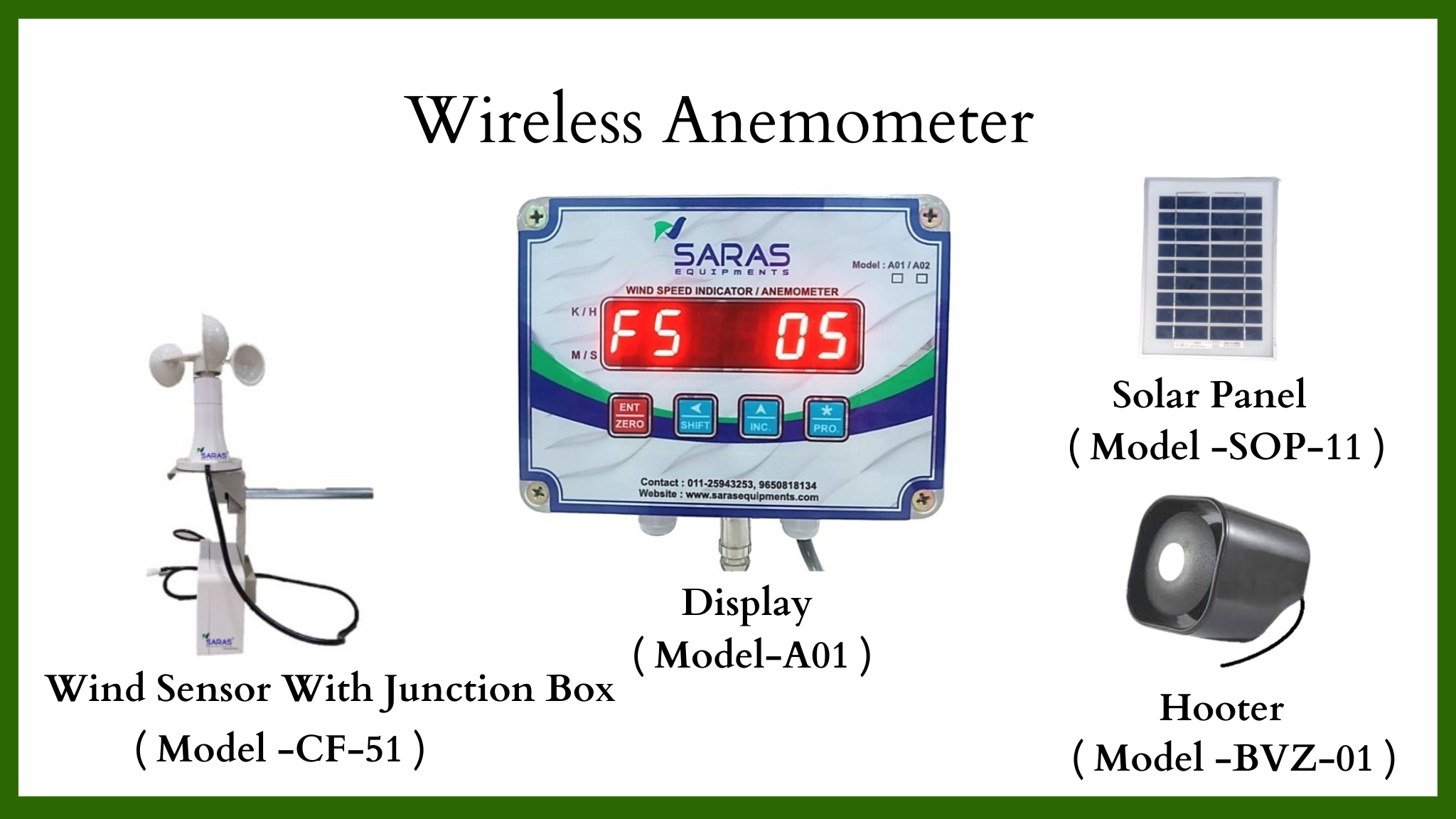 Wireless Anemometer